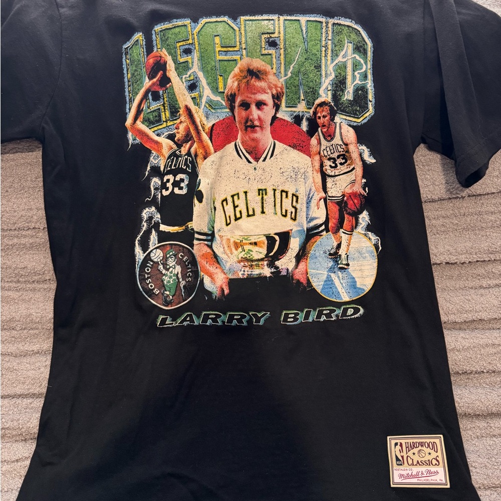 Mitchell & Ness Hardwood Classics Larry Bird Tee
